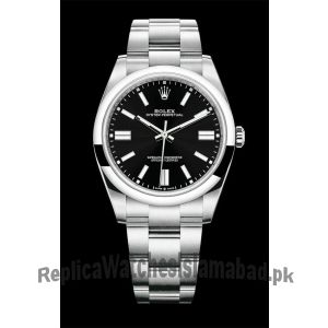 Rolex Oyster Perpetual Black Dial Watch Price in Pakistan