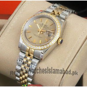 Rolex Oyster Perpetual Datejust Diamond Bezel Watch Price in Pakistan