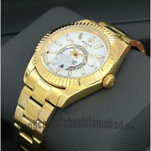 Rolex Sky-Dweller Yellow Gold Swiss Watch Price in Pakistan