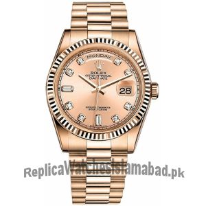 Rolex Day Date President Rose Gold Watch Price in Pakistan