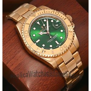 Rolex Yacht-Master Rose Gold Green Dial Watch Price in Pakistan