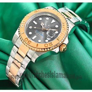Rolex Yacht-Master 40mm Date Two Tone Grey Dial Watch Price in Pakistan