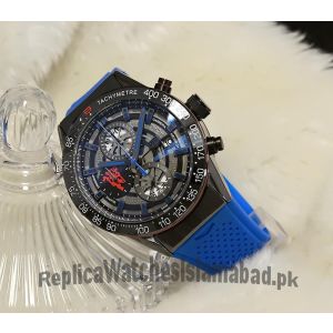 TAG Heuer Carrera Calibre Heuer 01 Skeleton Blue Watch Price in Pakistan