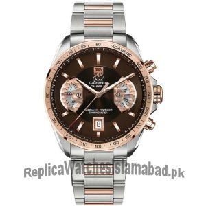 Tag Heuer Grand Carrera Calibre 17 Brown Dial-Stainless Steel Watch Price in Pakistan