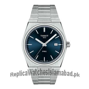 Tissot PRX Silver Stainless Steel Blue Dial Quartz Watch for Gents Price in Pakistan