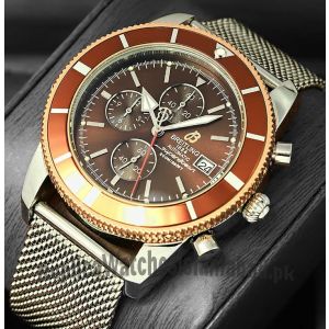 Breitling Superocean Heritage II Brown Dial Chronograp Watch Price in Pakistan