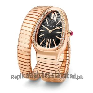 Bvlgari Serpenti Single Coil Diamond Bezel Watch Price in Pakistan