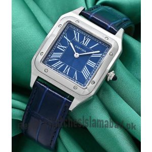 Cartier Santos Dumont Blue Dial Unisex Watch Price in Pakistan