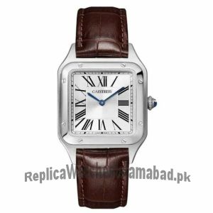 Cartier Santos Dumont Brown Strap Watch Price in Pakistan