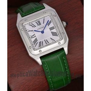 Cartier Santos Dumont Green Straps Unisex Watch Price in Pakistan