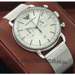 Emporio Armani Silver Dial Men's Watch Price in Pakistan