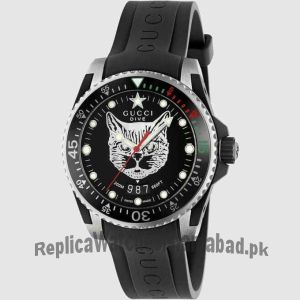 Gucci Dive Black Watch Price in Pakistan