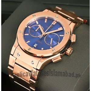 Hublot Classic Fusion Chronograph Blue Dial Mens Watch Price in Pakistan