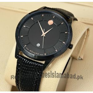 Movado Men's Analog Display Black Watch Price in Pakistan
