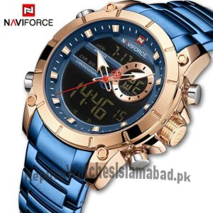 NAVIFORCE NF9163 Stainless Steel Dual Time Wrist Watch Price in Pakistan