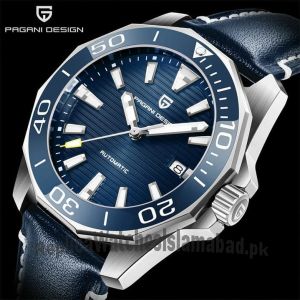 Pagani Design PD-1668 Blue Leather Watch Price in Pakistan