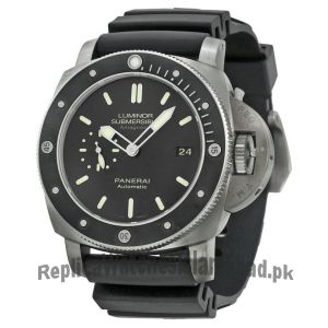 Panerai Luminar Submersible 1950 Amagnetic Black Dial Black Rubber Men's Watch Price in Pakistan