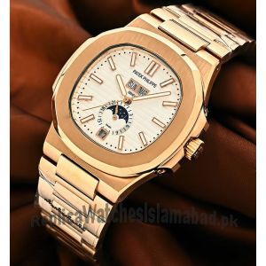 Patek Philippe Nautilus Chrono Rose Gold Watch Price in Pakistan