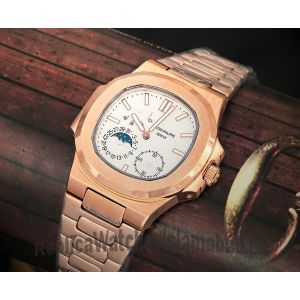 Patek Philippe Nautilus White Dial Rose Gold Watch Price in Pakistan