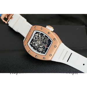Richard Mille Tourbillon White Strap Watch Price in Pakistan