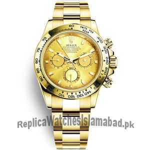 Rolex Cosmograph Daytona Yellow Gold Champagne Dial Watch 116508 Price in Pakistan