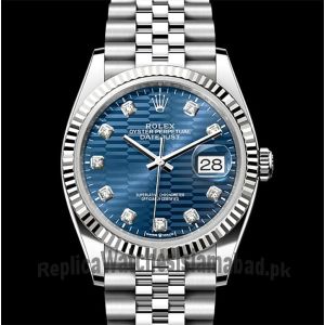 Rolex Datejust 40 Blue Fluted Motif Dial Watch Price in Pakistan
