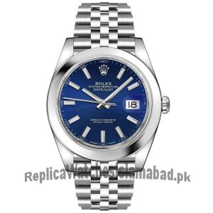 Rolex Datejust 41 Blue Dial Steel Men's Watch Price in Pakistan