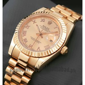 Rolex Datejust Rose Gold Watch Price in Pakistan