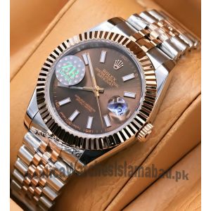 Rolex Datejust II Brown Dial Two Tone Watch Price in Pakistan