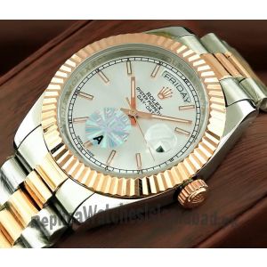 Rolex Day-Date Silver Dial Two Tone Watch Price in Pakistan
