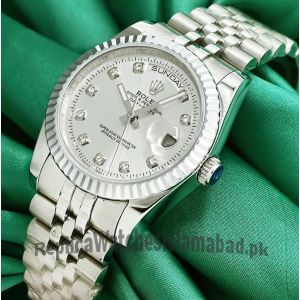 Rolex Day Date silver diamond dial watch Price in Pakistan