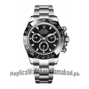 Rolex Cosmograph Daytona 116500LNBK SuperClone 1:1 Watch with NFC Card Price in Pakistan