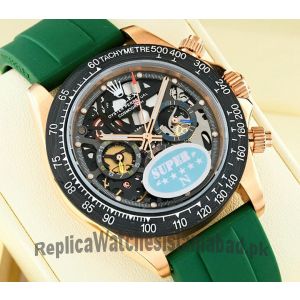 Rolex Daytona La Montoya Green Strap Watch Price in Pakistan