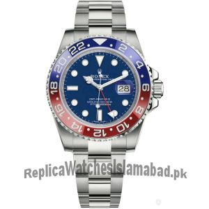Rolex GMT Master II  Pepsi Bezel Blue Dial Watch Price in Pakistan