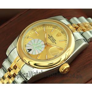 Rolex Lady-Datejust Two Tone Watch Price in Pakistan
