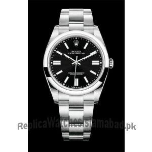 Rolex Oyster Perpetual Black Dial Watch Price in Pakistan