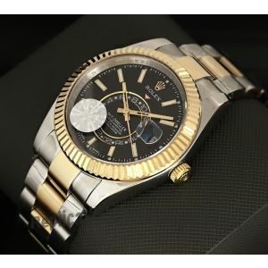 Rolex Sky-Dweller Two Tone Black Dial Watch Price in Pakistan