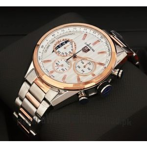 Tag Heuer Carrera Calibre 1969 White Dial Watch Price in Pakistan