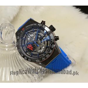 TAG Heuer Carrera Calibre Heuer 01 Skeleton Blue Watch Price in Pakistan