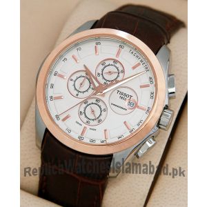 Tissot 1853 Couturier Chronograph Brown Leather Starp Watch Price in Pakistan