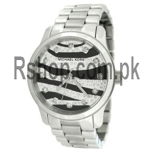 Michael Kors Classic Silver Zebra Glitz Women’s Watch Price in Pakistan