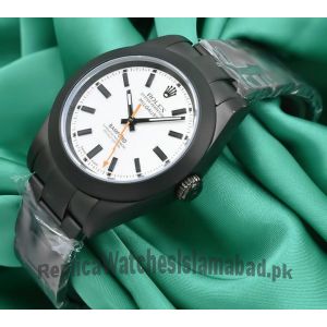 Rolex Milgauss Black PVD with White Dial Watch Price in Pakistan